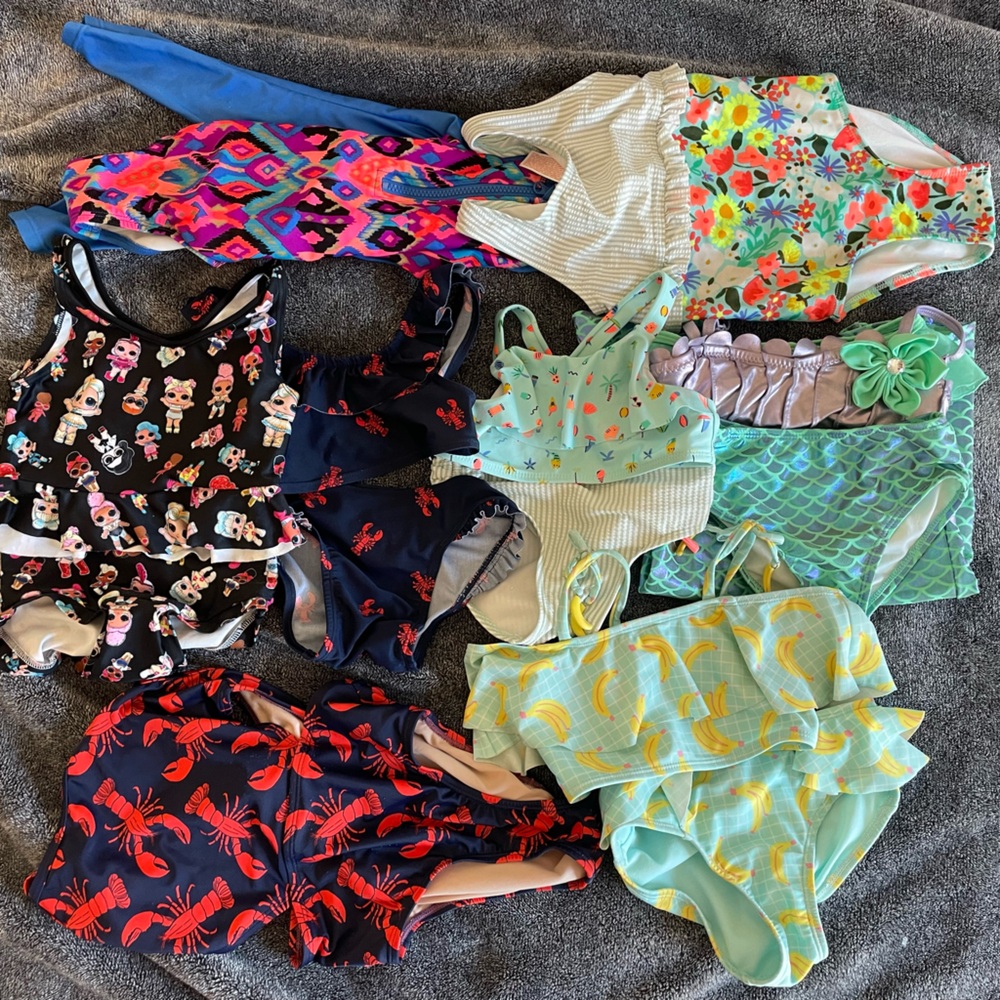 Girl Swimsuits - Bundle of 8